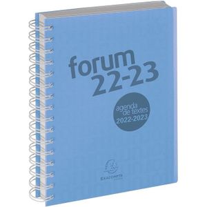 Agenda scolaire journalier 2023/2024 - Forum - 17 x 12 cm - Exacompta -  Samouraï