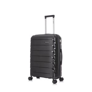 Paire de roulettes de valise universelles de rechange durables en  caoutchouc silencieux multidirectionnelles pour roues de réparation de  rechange valise bagages (petit noir 2pcs)