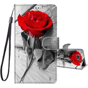 Saceebe Compatible avec Samsung Galaxy A5 2016 Coque Cuir Portefeuille Livre Étui à Rabat Housse 3D Fleurs de Cerisier Chat Motif Flip Case Carte de Crédit Magnétique Antichoc Cover,Or Rose 