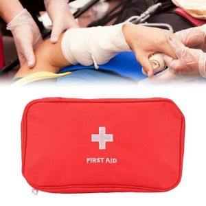 TROUSSE DE SECOURS Trousse de premiers secours rouge vide, imperméable, grande capacité, sac d'urgence pour l'extérieur  HB013