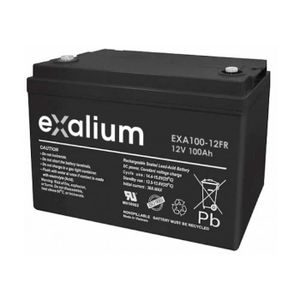 BATTERIE VÉHICULE Batterie plomb 12V 100Ah V0 Exalium EXA100-12FR