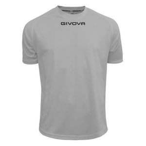 T-SHIRT MAILLOT DE SPORT T-shirt de football GIVOVA One Gris pour homme adu