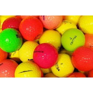 BALLE DE GOLF LbcGolf 25 balles de Golf colorées Qualité supérie