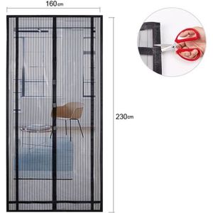 Moustiquaire Porte Rideau Magnetique H220 Cm X L100 Cm Polyester Noir Achat Vente Moustiquaire Ouverture Moustiquaire Porte Rideau Magn Cdiscount