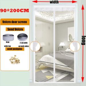 Porte Moustiquaire Magnétique 90 X 220 Cm, Moustiquaire Magnétique