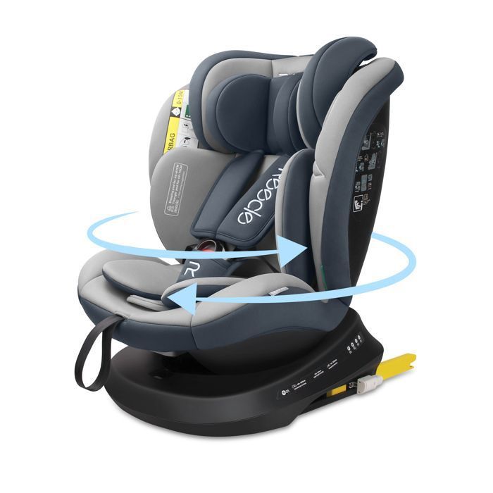 Precious Siège Auto Bébé Isofix évolutif - Rotatif à 360° - dès la  naissance jusqu'à 12 ans (0-36kg) - Zèbre - Prix pas cher