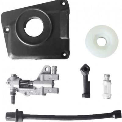 Kit Huile Lubrification Tronçonneuse 4500 5200 5800 45-58cc – 6 Pièces Pour Modèles Chinois & Compatibles
