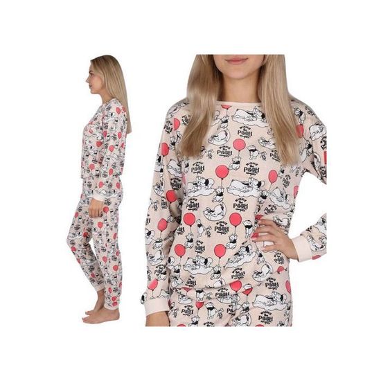 Pyjama Enfant Fille Winnie L'Ourson – Ensemble Haut Turquoise Et Pantalon Lilas Avec Tigrou, Bourriquet Et Porcinet, Coton Doux Officiel Disney