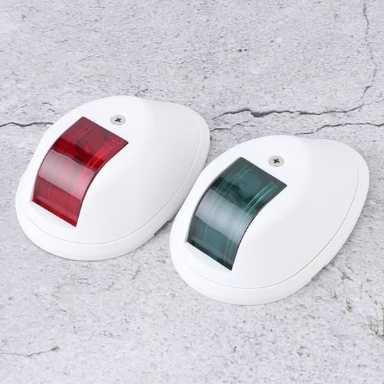 Feu De Navigation LED 135° Pour Bateau – 3W, IP66, 12/24V – Blanc, Poupe, Compatible Bateaux Jusqu’à 12m