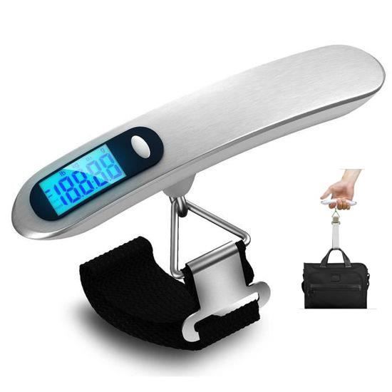Blanchel 50kg Mini-Poche numérique Valise de Voyage Balance à Bagages Balance de Poids électronique Balance Portable