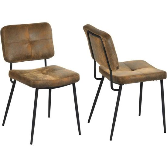 VONLUCE 2 Chaises Médaillon De Salle à Manger, Chaises Rembourrées