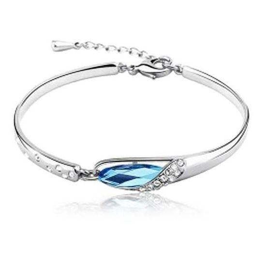 Bracelet Bleu Turquoise Et Ivoire Pour Robe De Mariée / Soirée - Neuf Avec Étiquettes