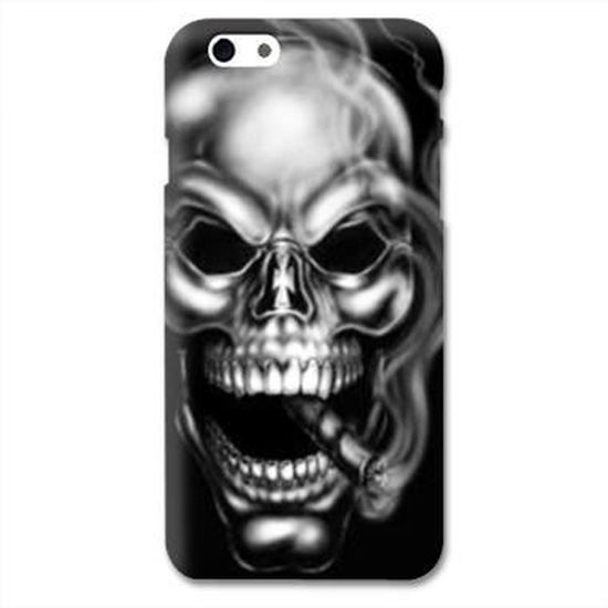 Coque Iphone 6 Plus Tete De Mort Fume