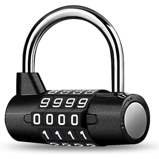 Serrure Sac Sport Voyage Cadenas à Combinaison Master Lock Serrure à Combinaison à 4 Chiffres Pour Gymnase, éCole, Casiers De Cadenas Pour Valises