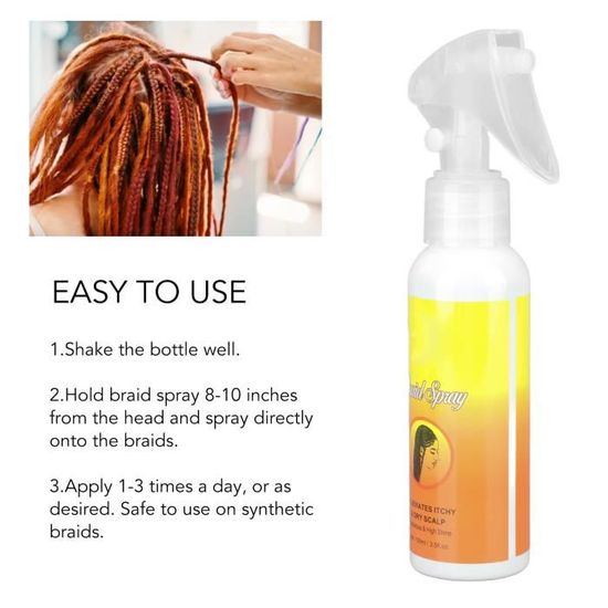 Spray dreadlocks 100ml Dreadlocks Spray, Braid Oil Spray, Hydratant