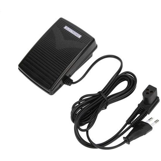 Pédale De Machine à Coudre Universelle C-8001 - Commande à Pied Avec Cordon Alimentation