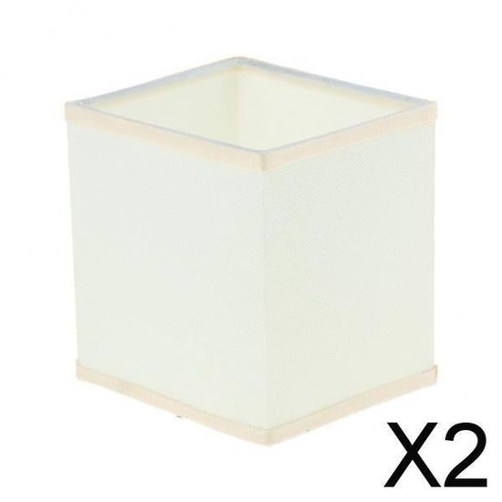 Support Abat-jour En Fer Blanc 15x15x12 Cm - Pour Lampes De Table Ou Plafonniers DIY - Cadre Métallique Artisanal - Projets Déco Maison