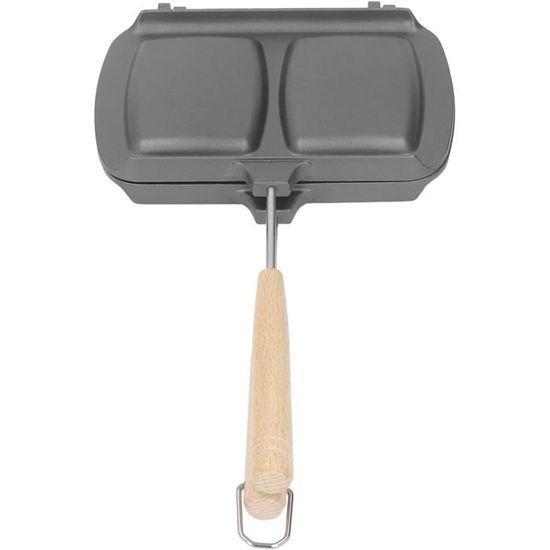 Machine à Sandwich Antiadhésive - Multifonction Noir - 32x14cm - Alliage Aluminium - Neuf