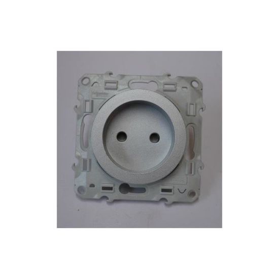 Prise électrique MK Electric, Gris x 1, 5 A Metalclad (Plaqué
