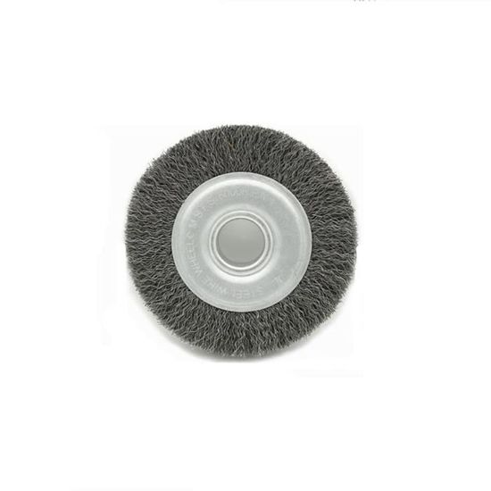Brosse Disque Acier Ondulée SW 125mm - Pour Nettoyage Métal, Dérouillage, Ponçage Agressif Sur Meuleuse D'angle