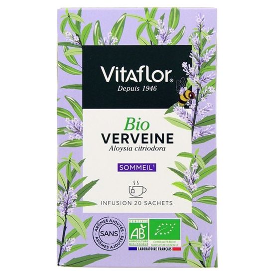 Vitaflor Bio Tisane Verveine Digestion et Sommeil 18 sachets ...