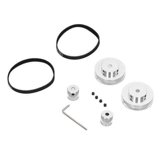 Sourcingmap Roue Synchrone 20 Dents Alésage 14mm Aluminium Courroie De Distribution 16 Mm Largeur