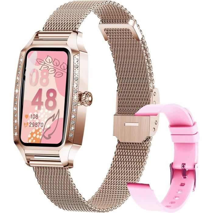 LIGE Montre Connectée Femme Avec Appel Bluetooth,1.32" Amoled