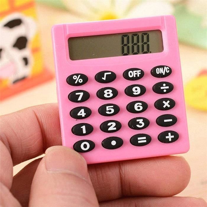 Calculatrice De Poche Canon LS-100K - 10 Chiffres, Double Alimentation, Couleur Orange Vif - 9