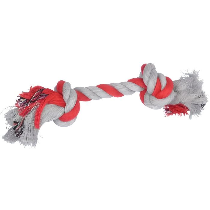 Jouet corde coton noeud 17cm pour chien