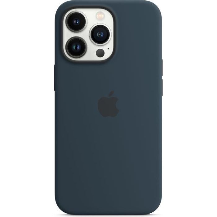 APPLE Coque Silicone pour iPhone 13 Pro avec MagSafe - Abyss Blue