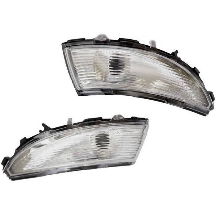 2x Feux clignotants blancs, rétroviseur extérieur de droite et gauche 261659450R 261604623R Renault Clio MK4 Captur