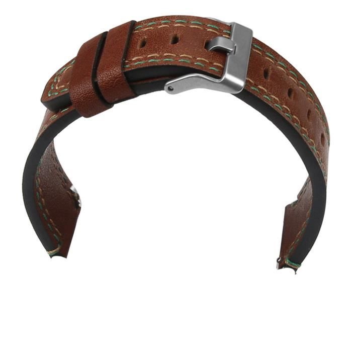 bracelet de montre vendu seul Nouveau bracelet en cuir de luxe Bracelet de montre pour Samsung Galaxy Watch 46mm TZZ80907661DB_non