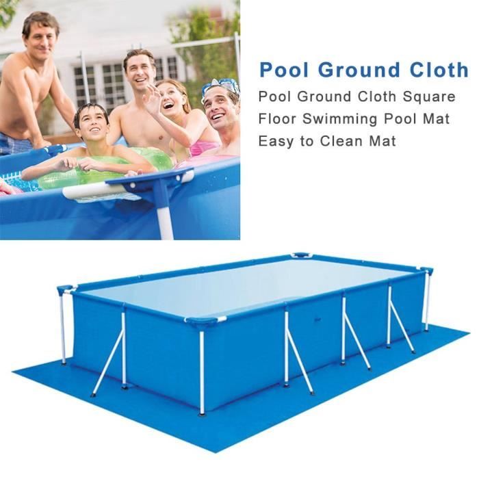 290*210CM Tapis de piscine de plancher de piscineacile à nettoyer le tapis pour de diverses piscines gonflables
