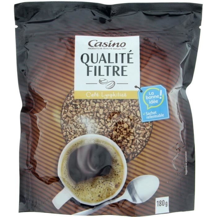 CASINO Recharge de café Lyophilisé - 180 g