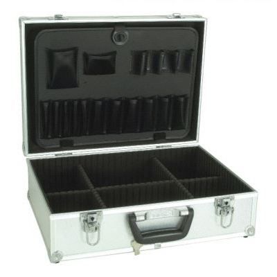 Valise de rangement argentee alu