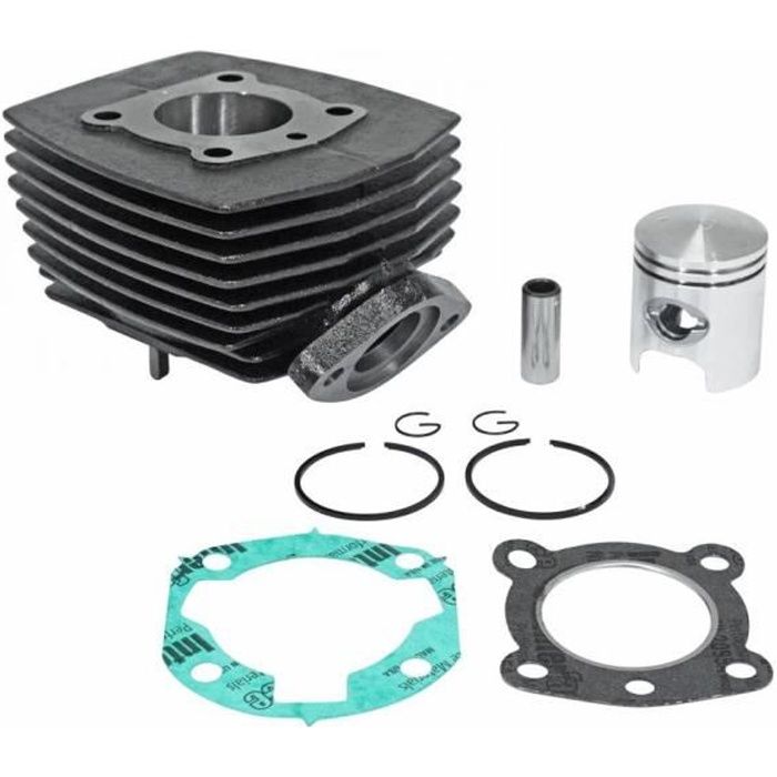 Cylindre cyclo adaptable peugeot 103 mvl-sp, spx-rcx, vogue air fonte fixation bride (avec joints) -p2r-