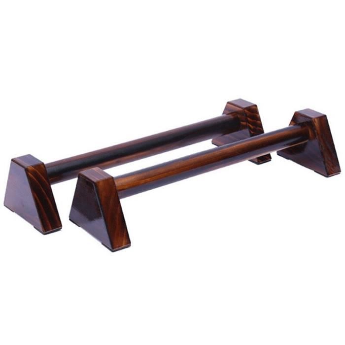 40CM en bois Push Up supports support support Balance barre parallèle musculation équipements de Fitness - ZOAMFWZDA09303