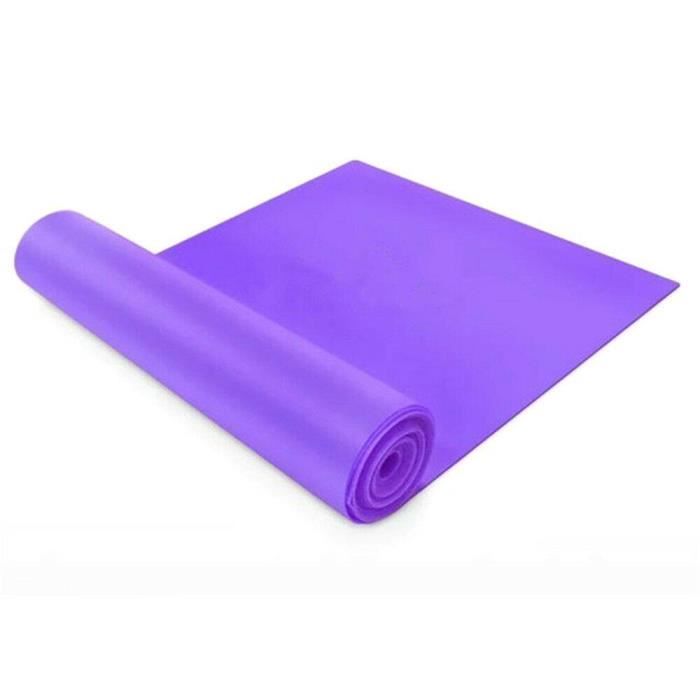 1.5-2m Bandes de résistance Theraband Physio Ballet Pilates Yoga Gymnastique Bandes - 1.5M (Purple)