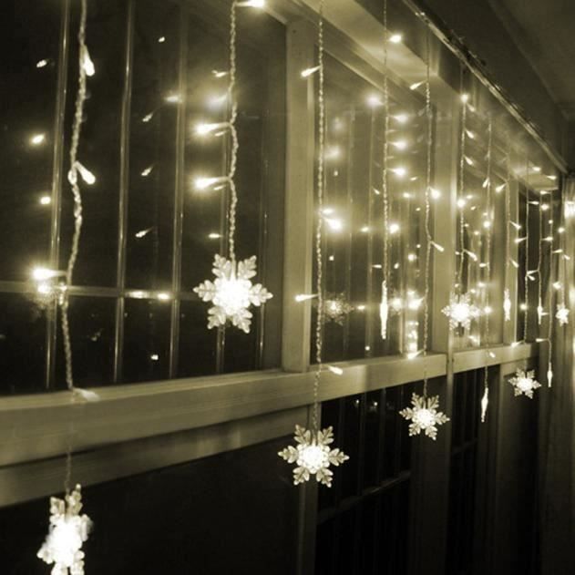 Noel Rideau Leds Blanc