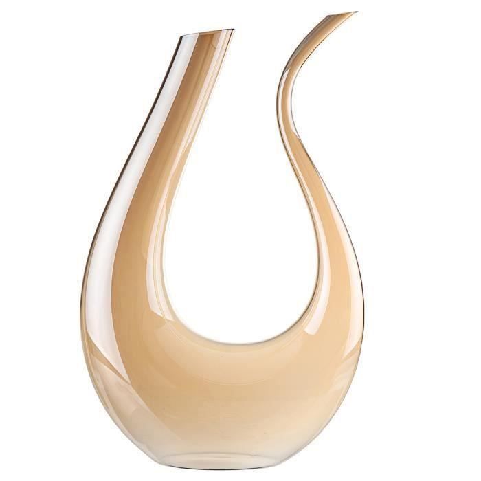 1500ml Carafe a decanter cristal verre forme U aerateur de vin WYK32227