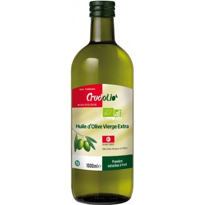 Huile d’olive extra vierge Tunisie 1000ml
