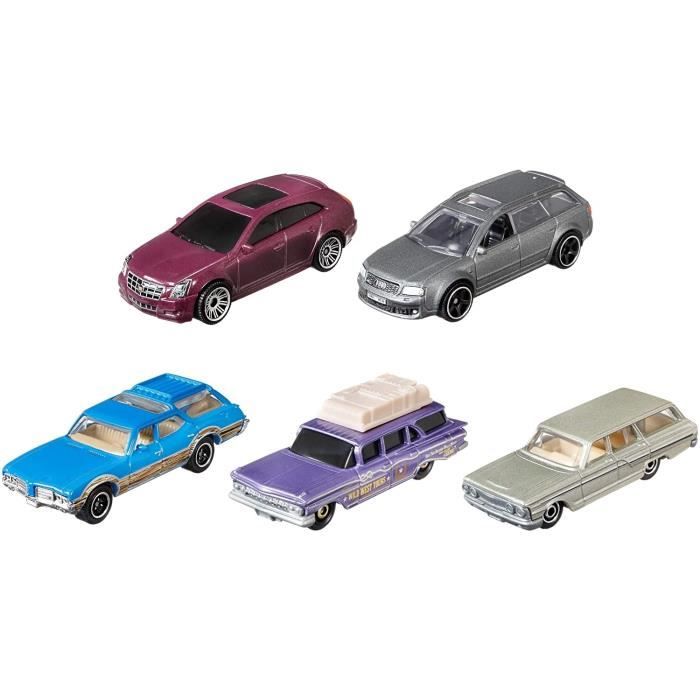 VEHICULE MINIATURE ASSEMBLE ENGIN TERRESTRE MINIATURE ASSEMBLE Matchbox Jurassic World coffret 5 véhicules, jouet pour 321