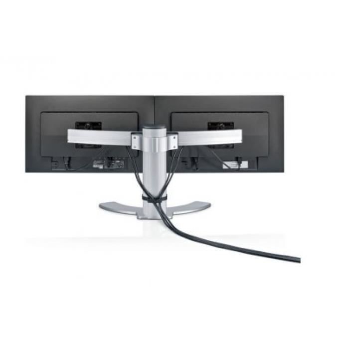 DUAL MONITOR STAND FOR 2 DISPLAYS 21.5IN-27 0,000000 Noir