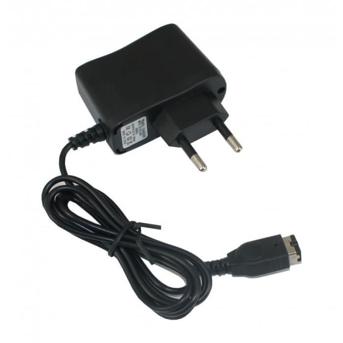 chargeur pour nintendo ds fat & gba sp alimentation secteur 220 vts