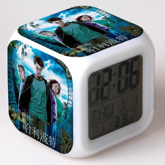 Réveil Horloge Numérique LED Alarmes Harry Potter Cartoon pour Enfant - Modèle: 01 - Cadeau Décoration de Noël