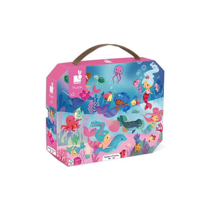 Janod - Puzzle Sirènes 24 pcs - JURATOYS