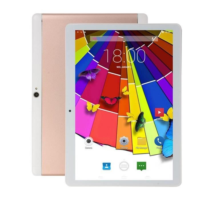 10.1- Tablette Tactile PC Android 8.0 10 core Double carte SIM