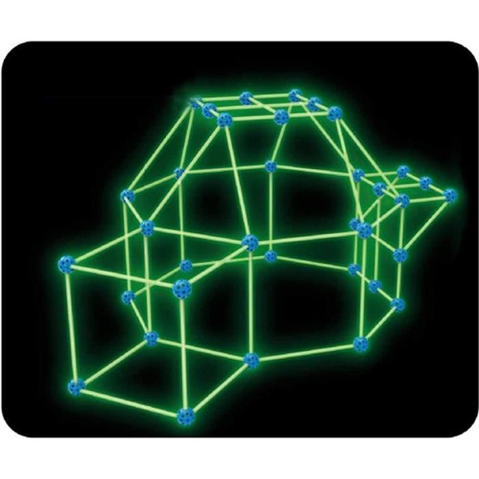 Kit De Construction De Cabane Lumineuse Pour Enfants, Kit De Construction De Fort