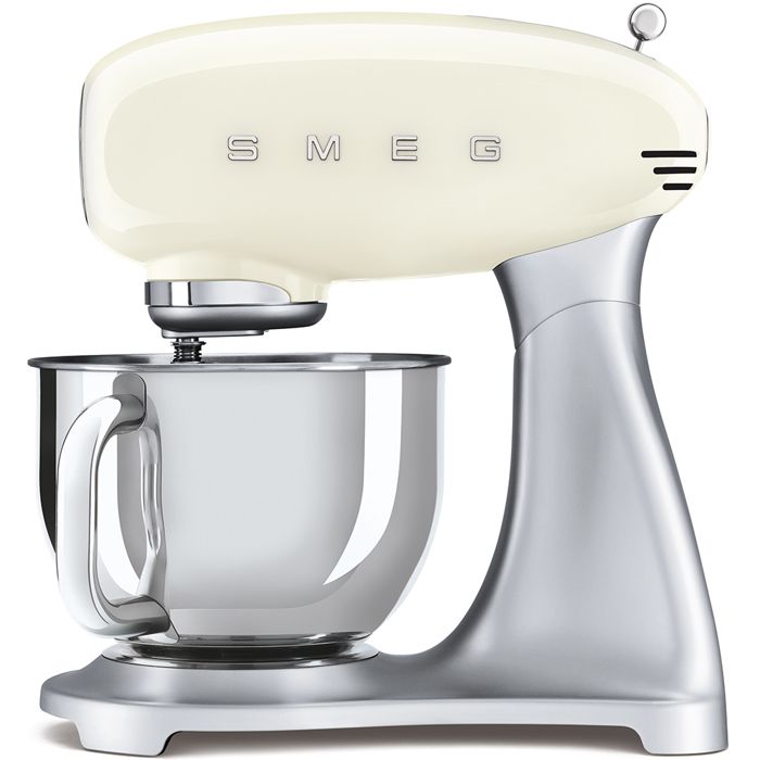 Smeg - robot sur socle 4.8l 800w crème - smf02creu