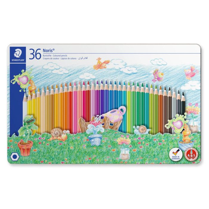 STAEDTLER 36 Crayons de Couleur - Décor Sports